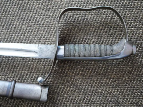 Infantry saber of unknown origin, likely Austrian or Württemberg
