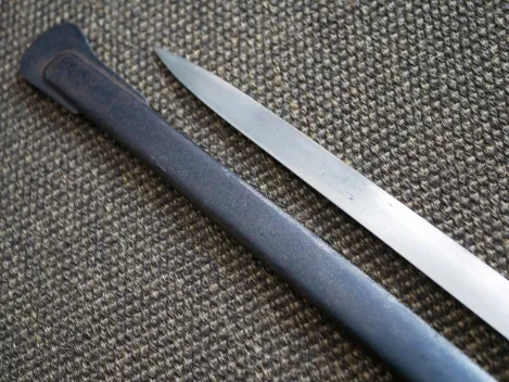 Prussian Model 1852 saber with blade etching "Brandenburg Train Battalion No. 3"