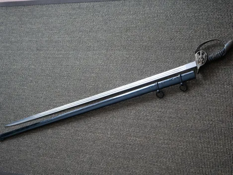 Preußen IOD Infanterie Offiziersdegen mit Klappscharnier - Hersteller Eickhorn Solingen