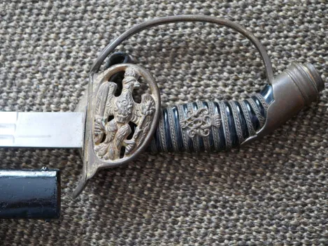 Preußen IOD Infanterie Offiziersdegen mit Klappscharnier - Hersteller Eickhorn Solingen