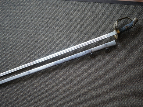 Preußen - Wuchtiger IOD Infanterie Offiziersdegen - Hersteller Alcoso Solingen