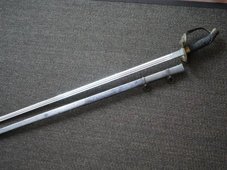 Preußen - Wuchtiger IOD Infanterie Offiziersdegen - Hersteller Alcoso Solingen