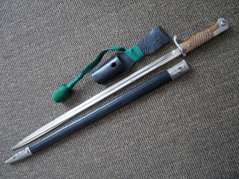 Bajonett - Infanterie Extra Seitengewehr M 98 lang, Eigentumsstück