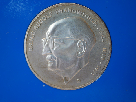 MfS (Ministry for State Security) – Rudolf Ivanovich Abel presentation medal in .500 silver