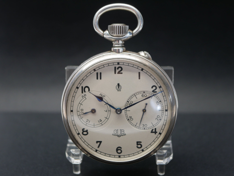 Preview: DDR NVA VM Volksmarine - Taschenuhr / Marine-Beobachtungsuhr GUB Glashütte, 1er Qualität - mit Gravur
