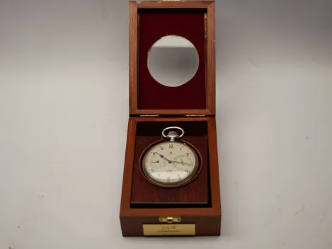DDR NVA VM Volksmarine - Taschenuhr / Marine-Beobachtungsuhr GUB Glashütte, 1er Qualität - mit Gravur