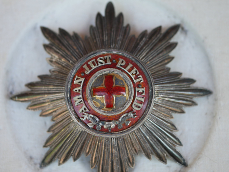 Zaristisches Russland St. Anna Orden Satz 1. Klasse Kreuz und Bruststern im Etui