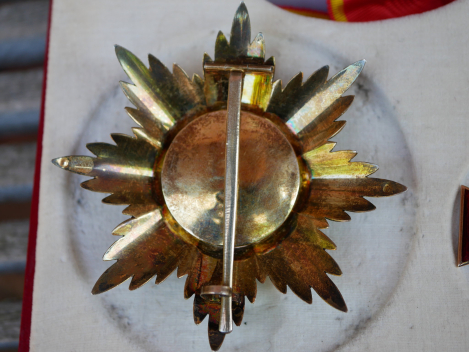 Zaristisches Russland St. Anna Orden Satz 1. Klasse Kreuz und Bruststern im Etui