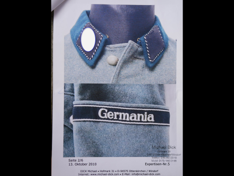 SS VT Verfügungstruppe Jacke / Feldbluse M34 für Mannschaften "Germania"