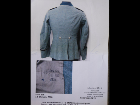 SS VT Verfügungstruppe Jacke / Feldbluse M34 für Mannschaften "Germania"