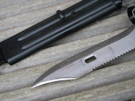 NVA Combat Knife KM87, matching numbers