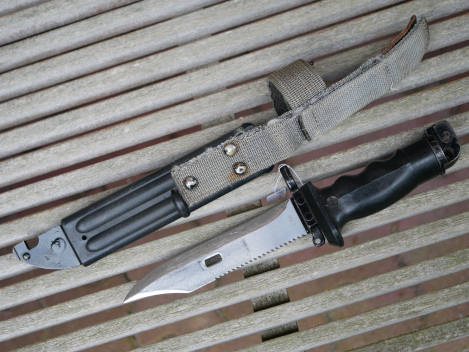 NVA Combat Knife KM87, matching numbers