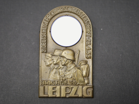 Badge – 2nd German Pack-March Championship, Brigade 35, Leipzig 1935