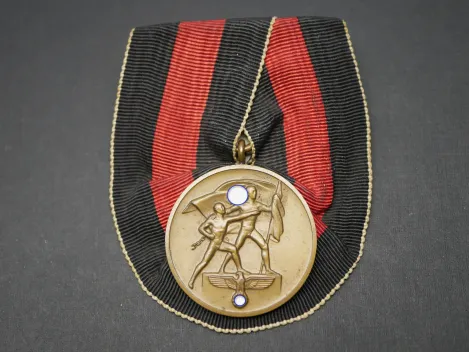 Sudetenland Medaille zur Erinnerung an den 1. Oktober 1938 an Einzelspange