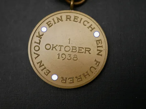 Sudetenland Medaille zur Erinnerung an den 1. Oktober 1938 im Etui
