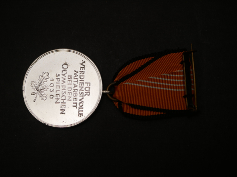 Deutsche Olympia-Erinnerungsmedaille 1936 im Etui