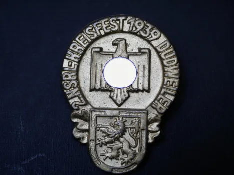 Abzeichen - 2. NSRL Kreisfest 1939 Dudweiler