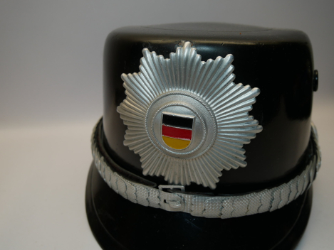 Original 1955 shako for officers of the KVP (Garrisoned People's Police)