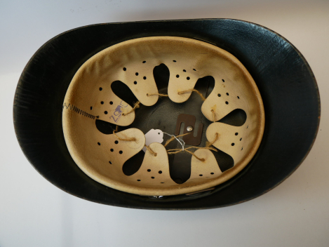 Original 1955 shako for officers of the KVP (Garrisoned People's Police)