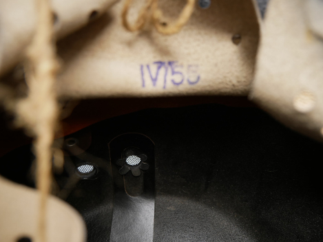 Original 1955 shako for officers of the KVP (Garrisoned People's Police)