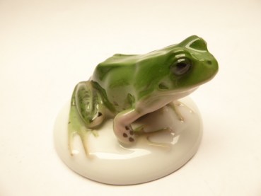 Rosenthal porcelain. Colored frog around 1928