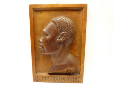 Holzbild "Unsere Colonien" 1939