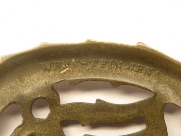 Deutsches Sportabzeichen in Bronze + Miniatur + Stoffabzeichen, Wernstein Jena