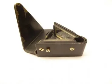 Angle prism, blackened brass housing to open