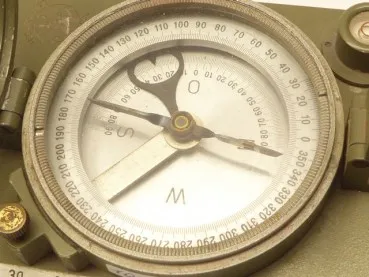 Geologen Kompass Land Sachsen, Kompass mit Neigungsmesser