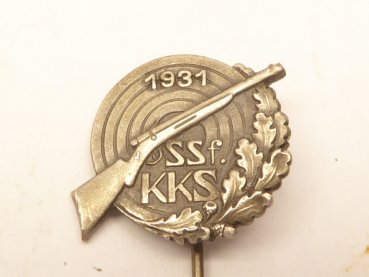 Nadel KKS - Deutsches Kartell für Sportschießen - Silber 1931