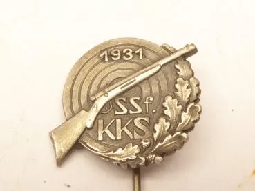 Nadel KKS - German Cartel for Target Shooting - Silver 1931