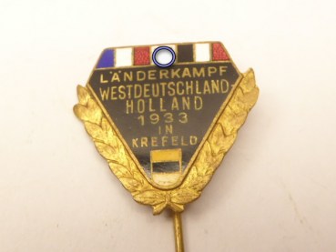 Nadel 1933 international match West Germany-Holland in Krefeld