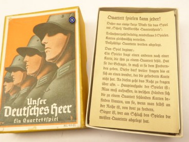 Quartettspiel - Unser Deutsches Heer, komplett