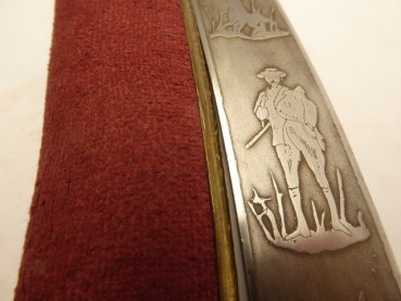Splendor - deer catcher with initials on the handle and blade