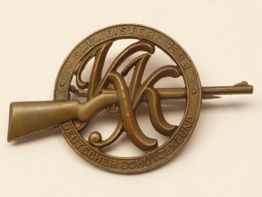 Badge - Gaumeister 1933, German Rifle Association