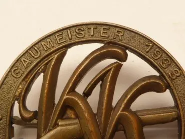 Badge - Gaumeister 1933, German Rifle Association