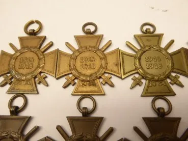 10x Frontkämpferkreuz 1914 - 1918