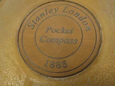 Kompass in Tasche - Stanley London Pocket Compass 1885