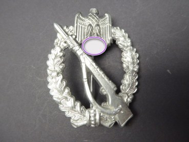 ISA Infanteriesturmabzeichen in Silber