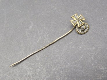 Preview: Nadel - Miniatur EK + VWA 1914