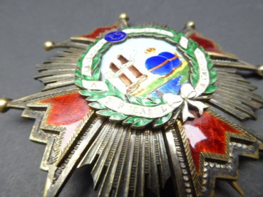 Spanien - Orden Isabella der Katholischen - Großkreuz Bruststern - 1930er Jahre