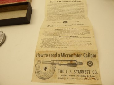 Starrett Micrometer Caliper 230 in the box