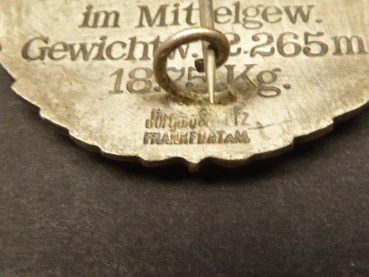 Badge DASV - German heavy athletics sports badge of the German Athletics Sports Association with inscription