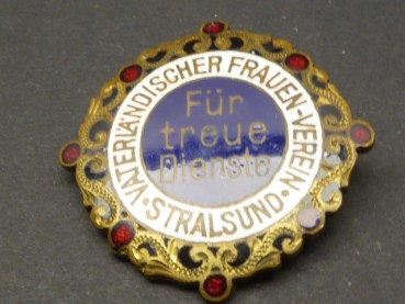 Abzeichen - Vaterländischer Frauenverein VFV, Stralsund