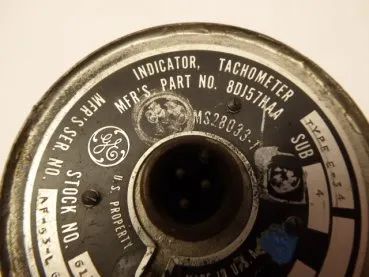 USA - tachometer - jet engine - type E34