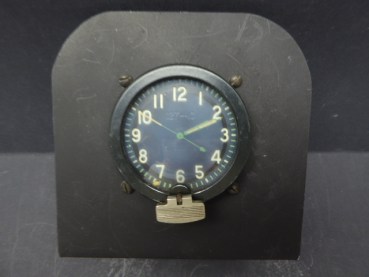 Russian built-in clock for aircraft, tanks or trucks, including stand
