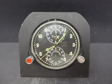 Russian aviator chronograph + time zone incl. Stand