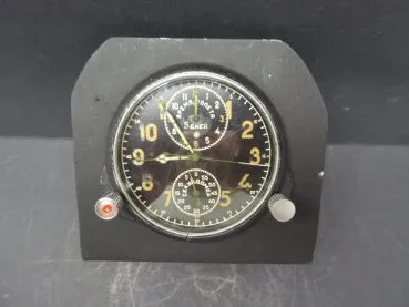 Russian aviator chronograph + time zone incl. Stand