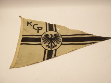 Wimpel KCP , wohl Kaiserlicher Yacht Verein, Hersteller Max Küst Berlin