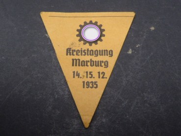 Abzeichen - DAF Kreistagung Marburg 1935